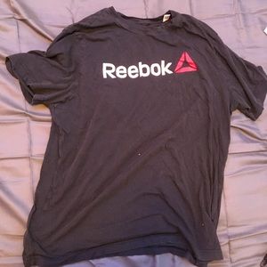 Black Reebok t-shirt